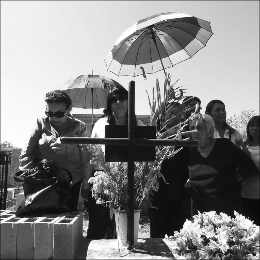 My aunts, sisters of my mom in my dad's funeral